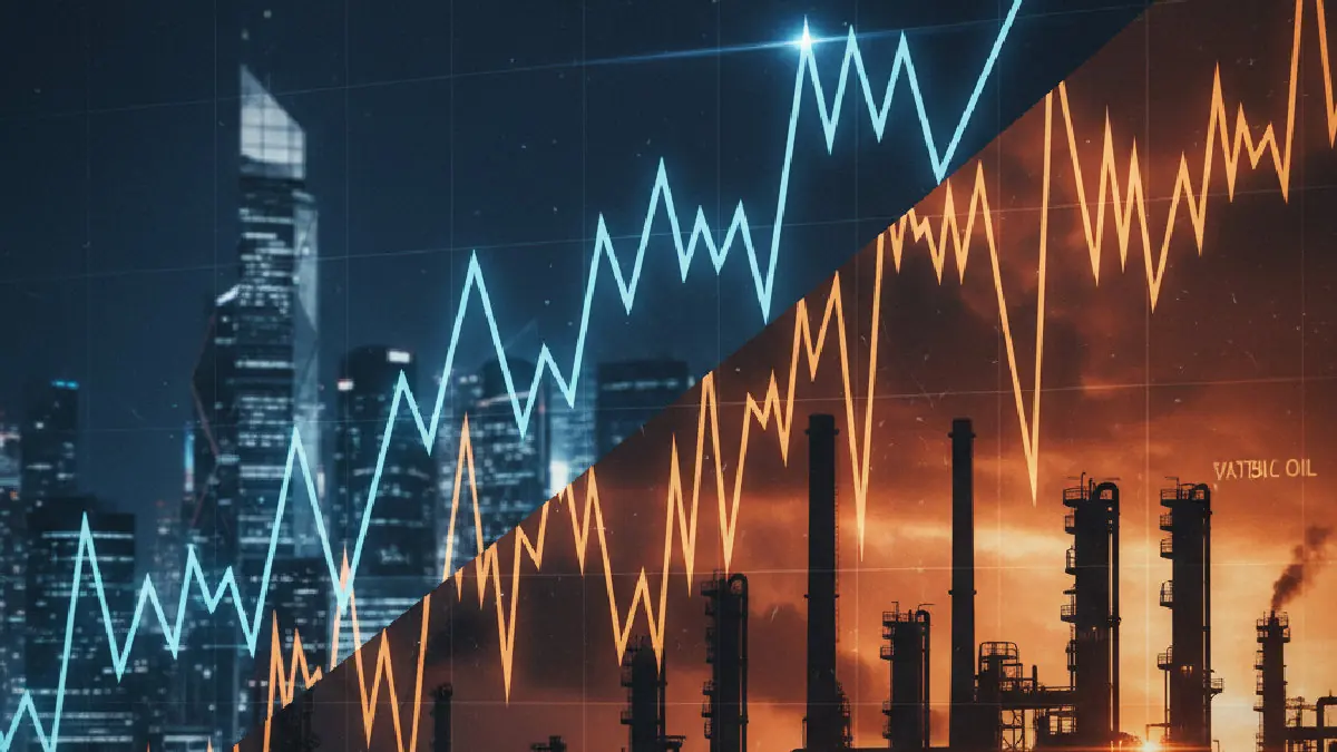 יציבות מדומה: ה-S&P 500 ירד רק 0.9%, אבל הנפט קפץ 17% והפחד עלה